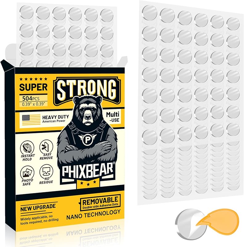 PHIXBEAR Mounting Residue Adhesive Picture 2