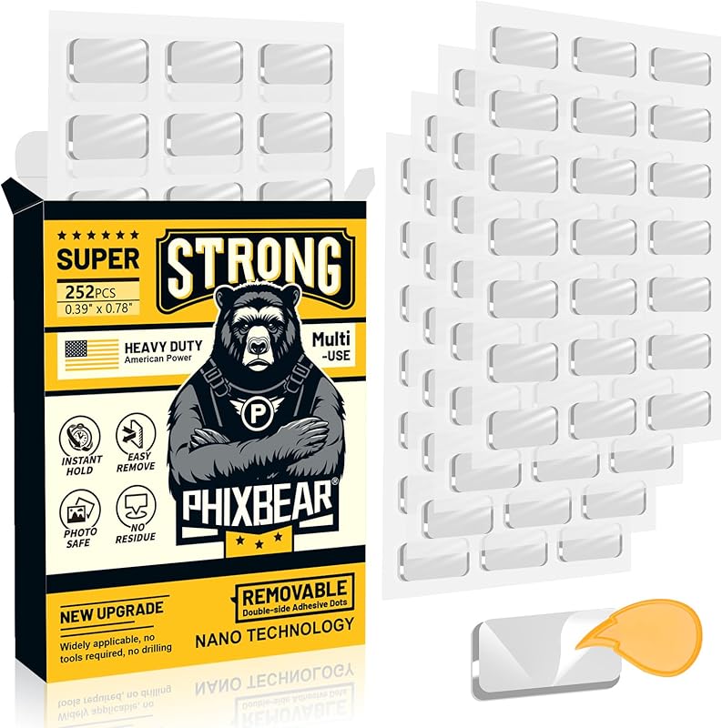 PHIXBEAR Mounting Residue Adhesive Picture